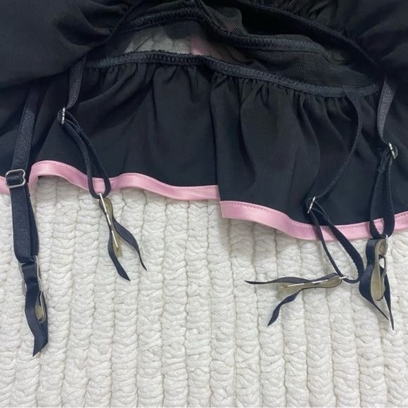 Victoria’s Secret Sexy Little Things Chemise Baby Doll Black Size 34‎ C - Picture 12 of 12